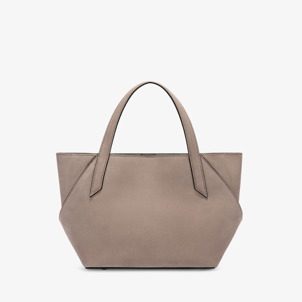 Gio Senso Two Handles Bag - Nude Pink - Millepunte Nubuk Senso Leather - Valextra - 5