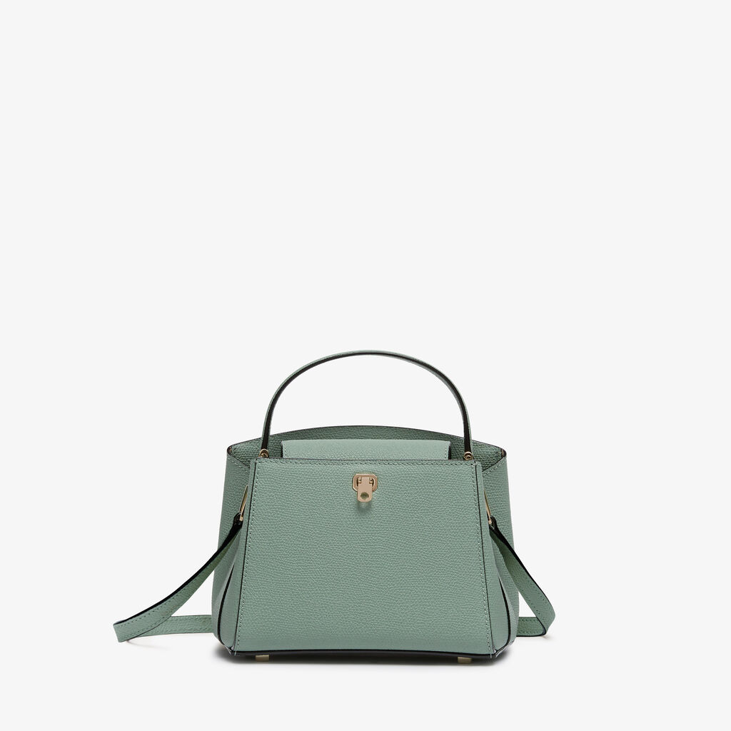 Brera Crossbody Micro Bag - Eucalyptus Green - Vitello VS - Valextra - 1