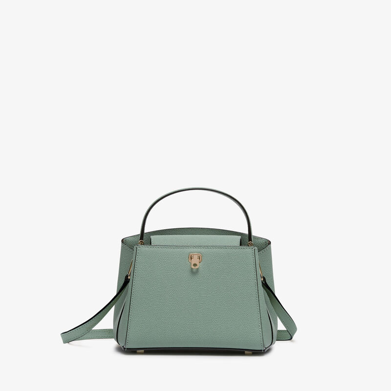 Brera Crossbody Micro Bag - Eucalyptus Green - Millepunte calf leather - Valextra - 1