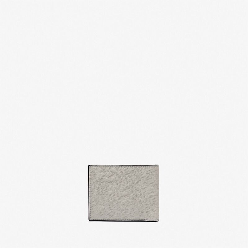 Wallet 4Cc With Coin Holder - Ash Grey - Millepunte calf leather - Valextra - 3