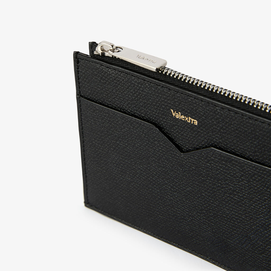 Card Holder 8CC with Zip -  - Vitello VS - Valextra - 2