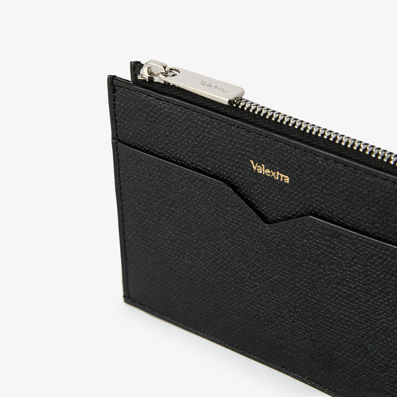 Card Holder 8CC with Zip -  - Vitello VS - Valextra - 2