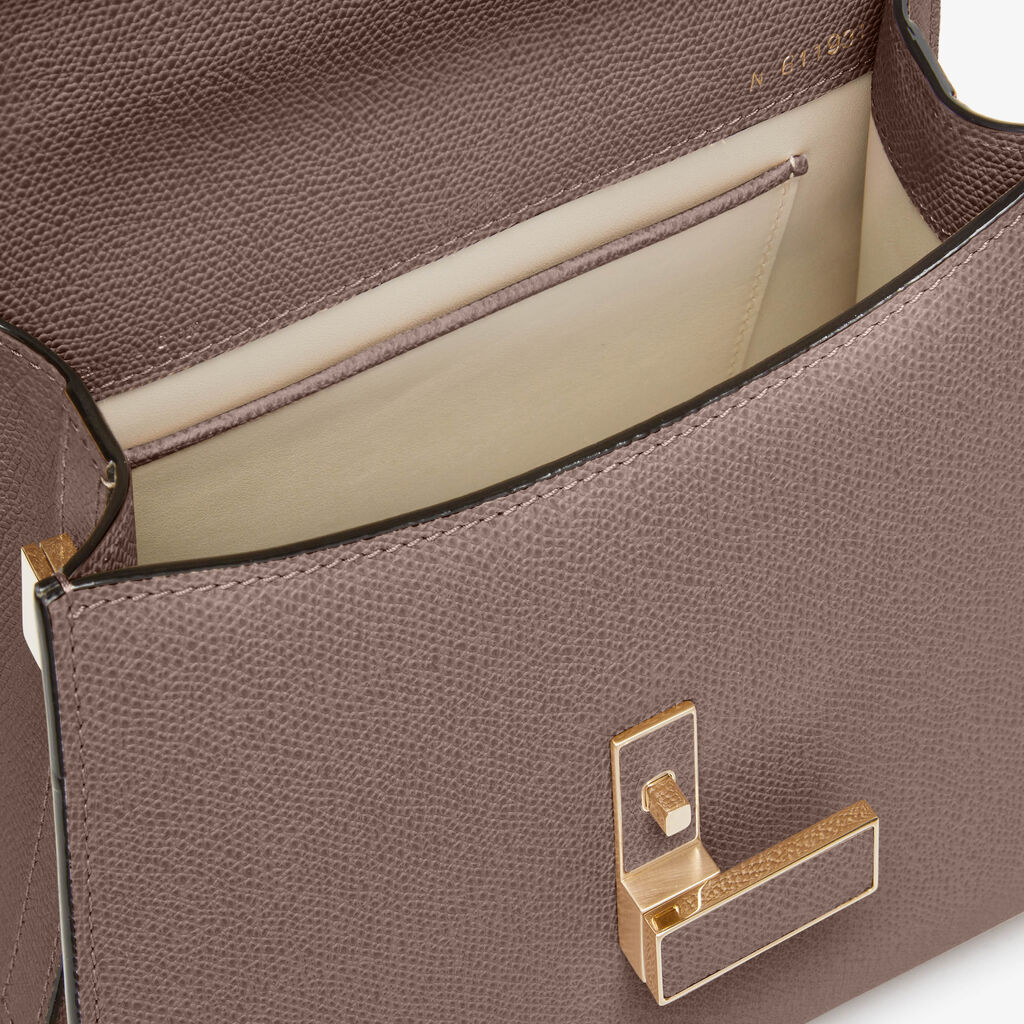 Iside Top handle mini bag - - Millepunte calf leather - Valextra - 3