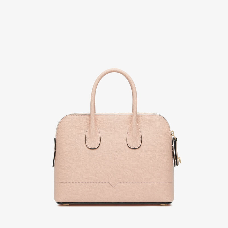 MyLogo Bowling Mini Bag - Bonne Mine Pink - Millepunte calf leather - Valextra - 6