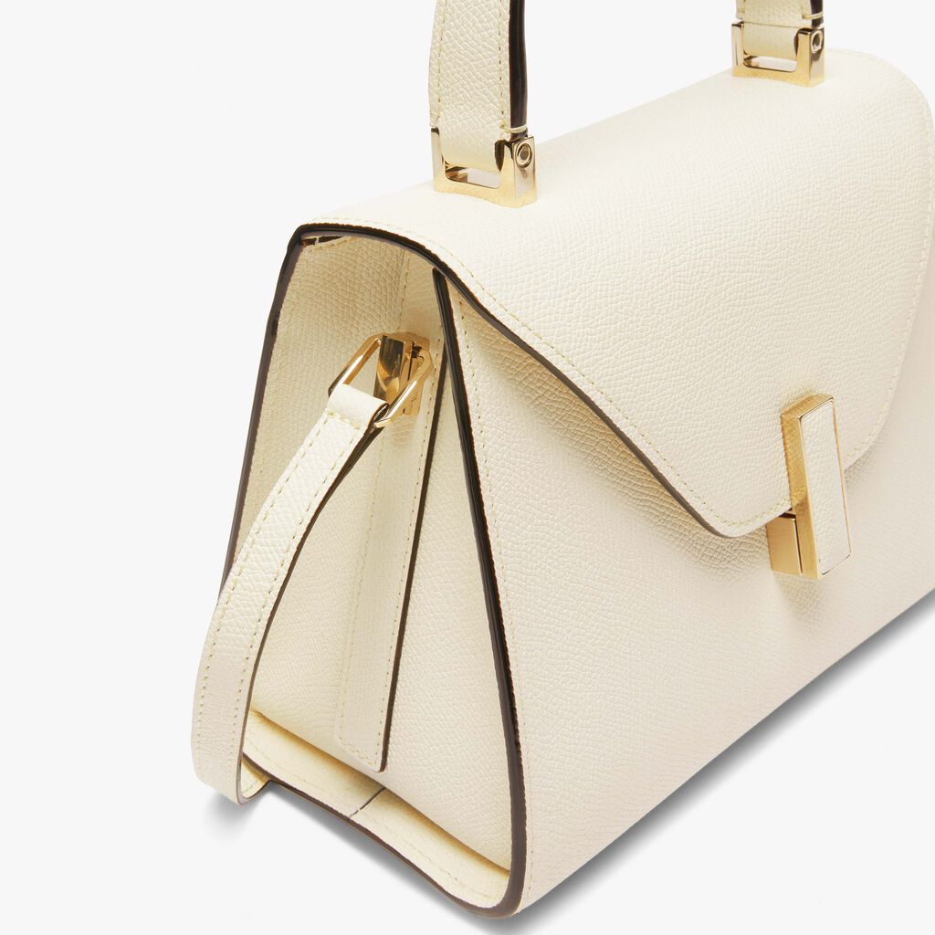 Iside Top handle mini bag - Pergamena White - Vitello VS - Valextra - 5