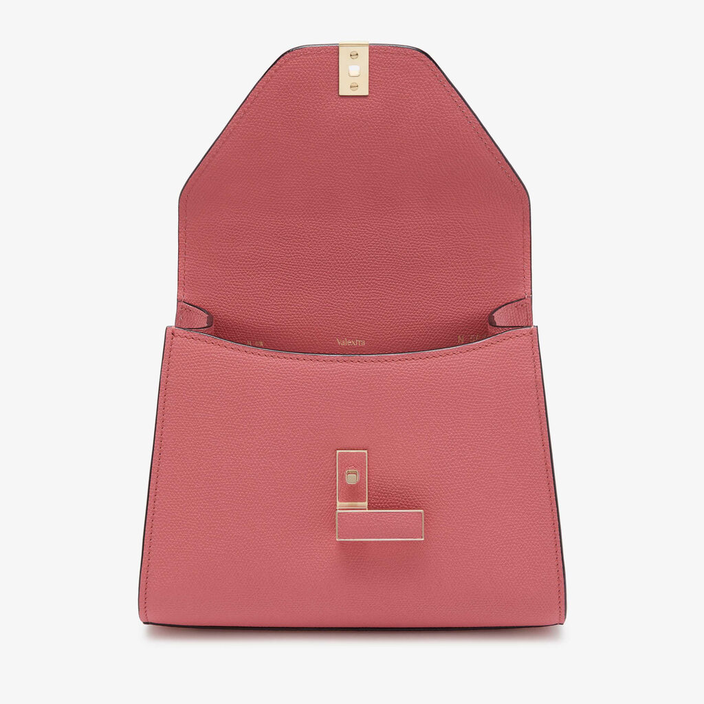 Borsa a Mano Iside Mini - Rosa Antico - Vitello VS - Valextra - 7