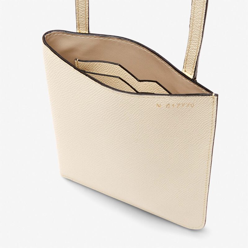 Crossbody Soft - Pergamena White - Millepunte calf leather - Valextra - 4