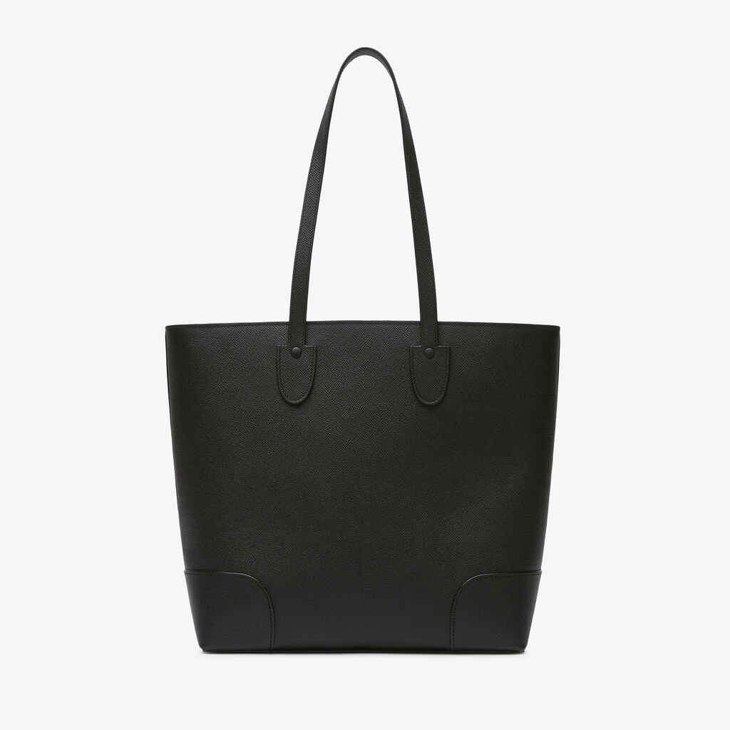 Babila Tote Mini Bag - Black - Millepunte Soft calf leather - Valextra - 4