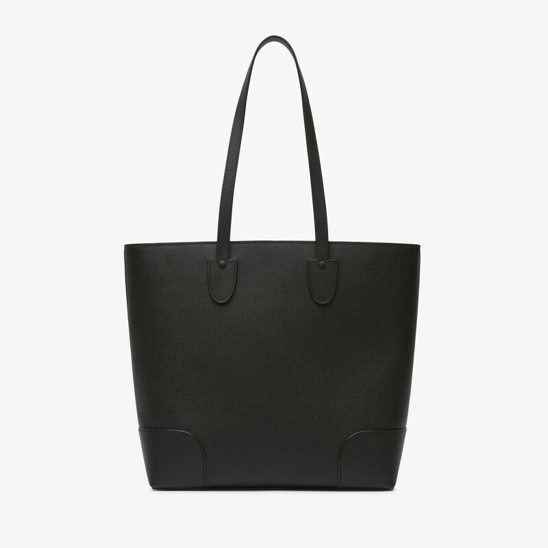 Babila Tote Mini Bag - Black - Millepunte Soft calf leather - Valextra - 4