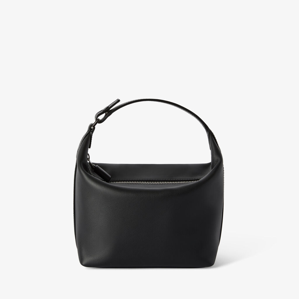 Mochi Sublime Top Handle Mini Bag - Black - Sublime smooth leather - Valextra - 1