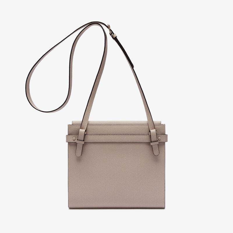 Brera B-Tracollina Crossbody bag - Nude Pink - Millepunte calf leather - Valextra - 5