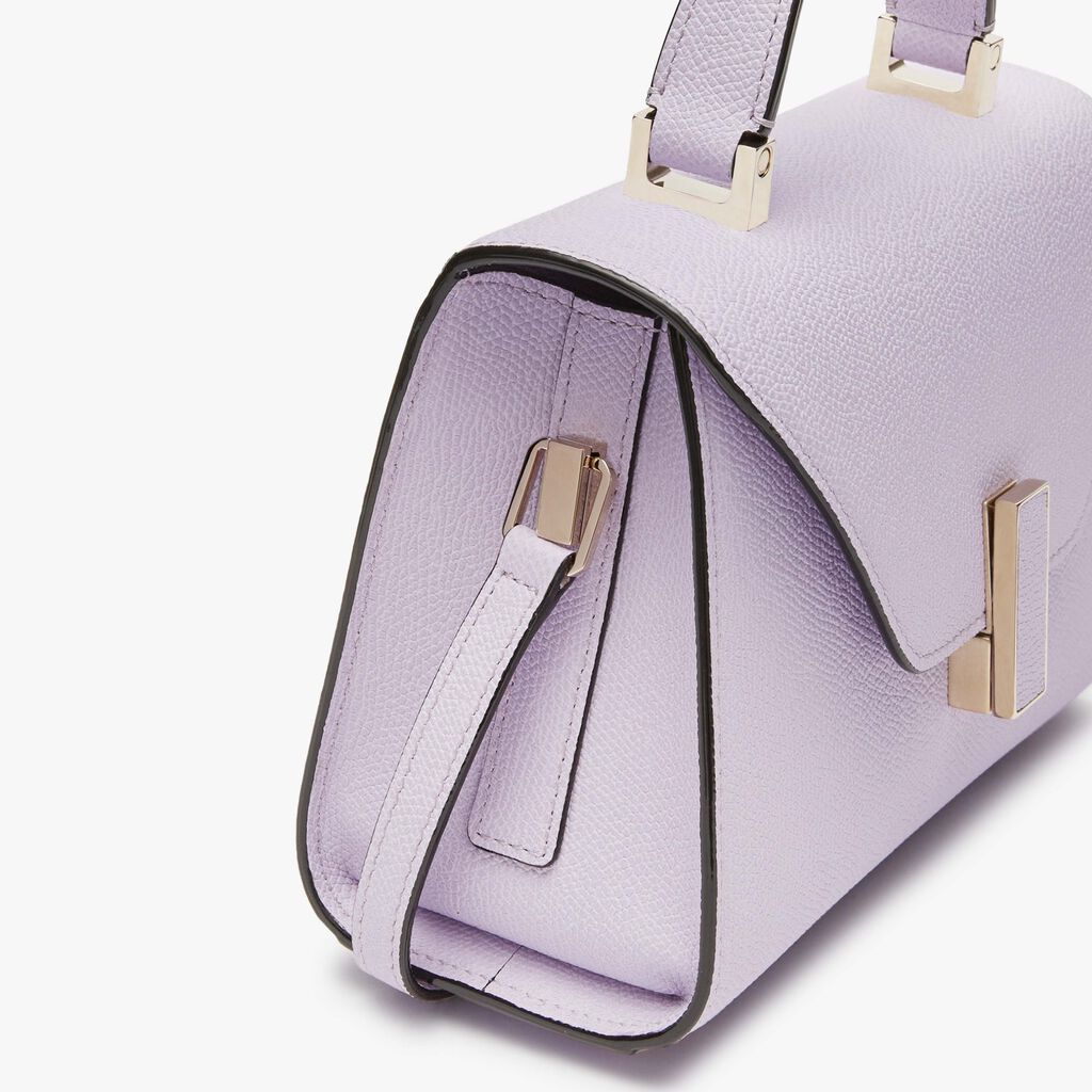 Iside Crossbody Micro Bag - Wisteria Pink - Vitello VS - Valextra - 4