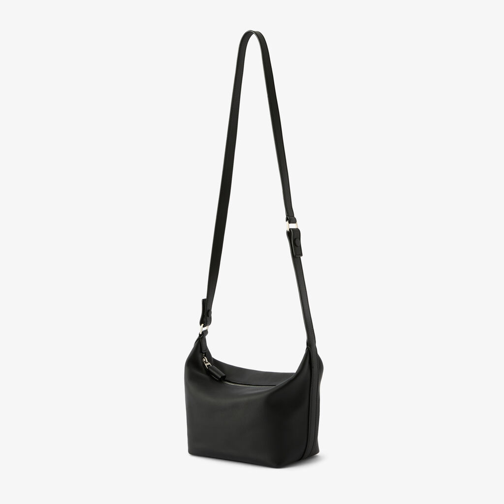 Mochi Sublime Top Handle Mini Bag - Black - Sublime smooth leather - Valextra - 4