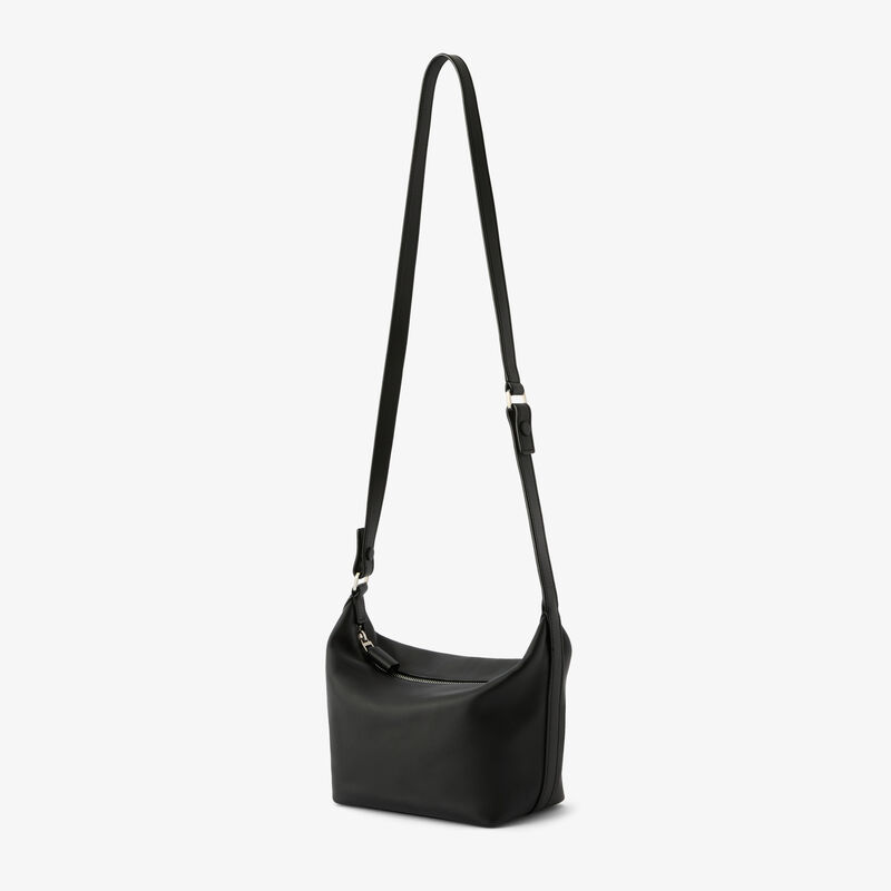 Mochi Sublime Top Handle Mini Bag - Black - Sublime smooth leather - Valextra - 4