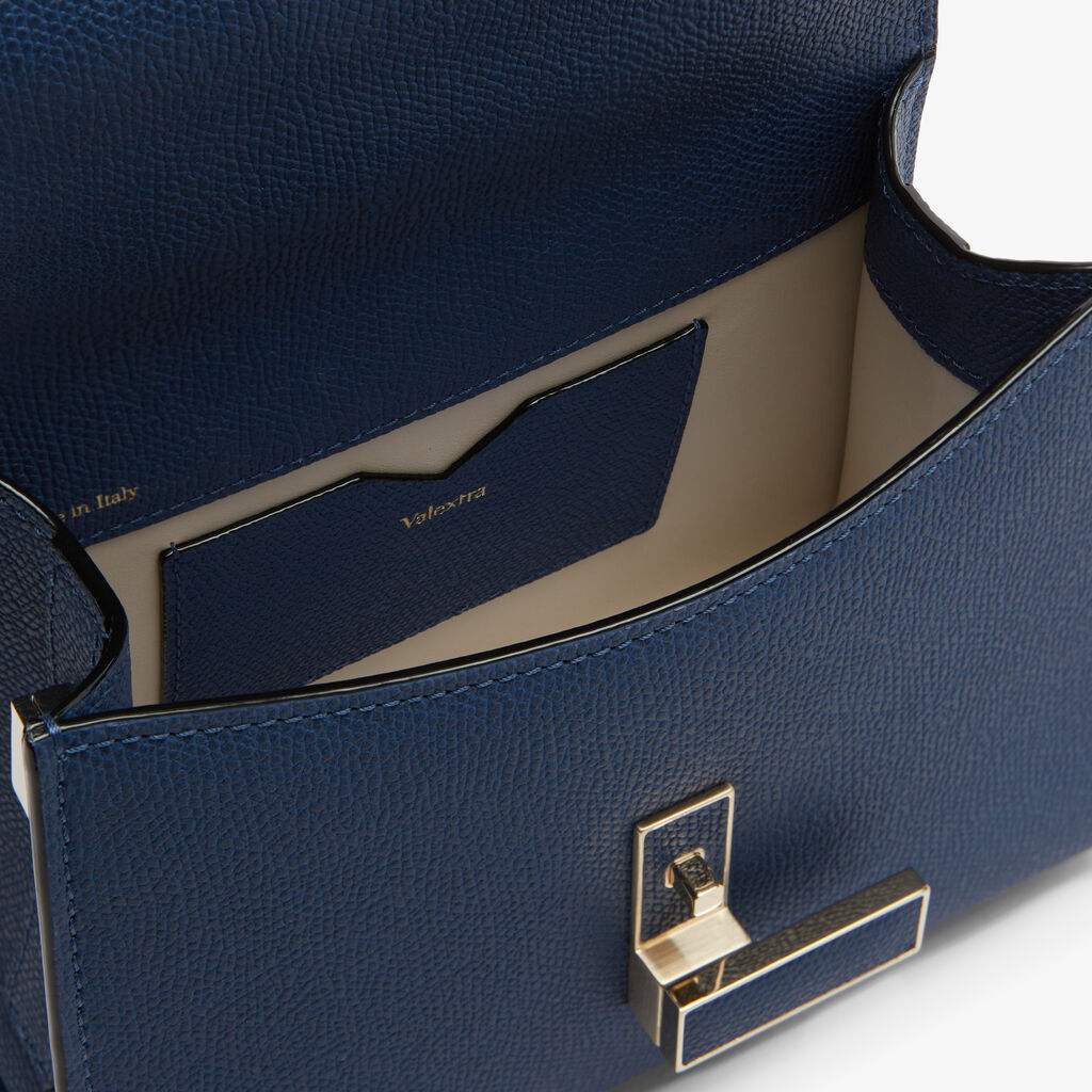 Iside Crossbody Micro Bag - Sapphire Blue - Vitello VS - Valextra - 2