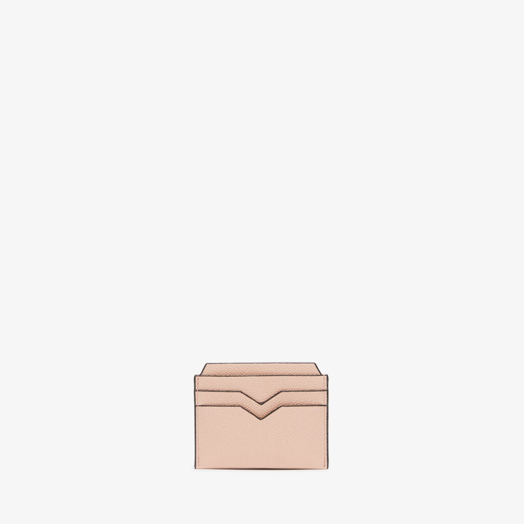 4CC Card Case - Bonne Mine Pink - Vitello VS - Valextra - 1