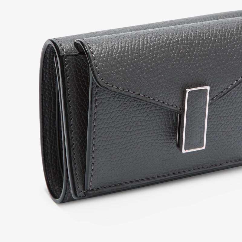 Iside Compact Wallet With Coin Holder -  - Vitello VS - Valextra - 2