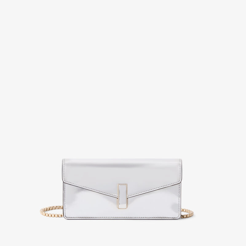 Iside Mirror Clutch Bag -  - Smooth calf leather - Valextra - 1