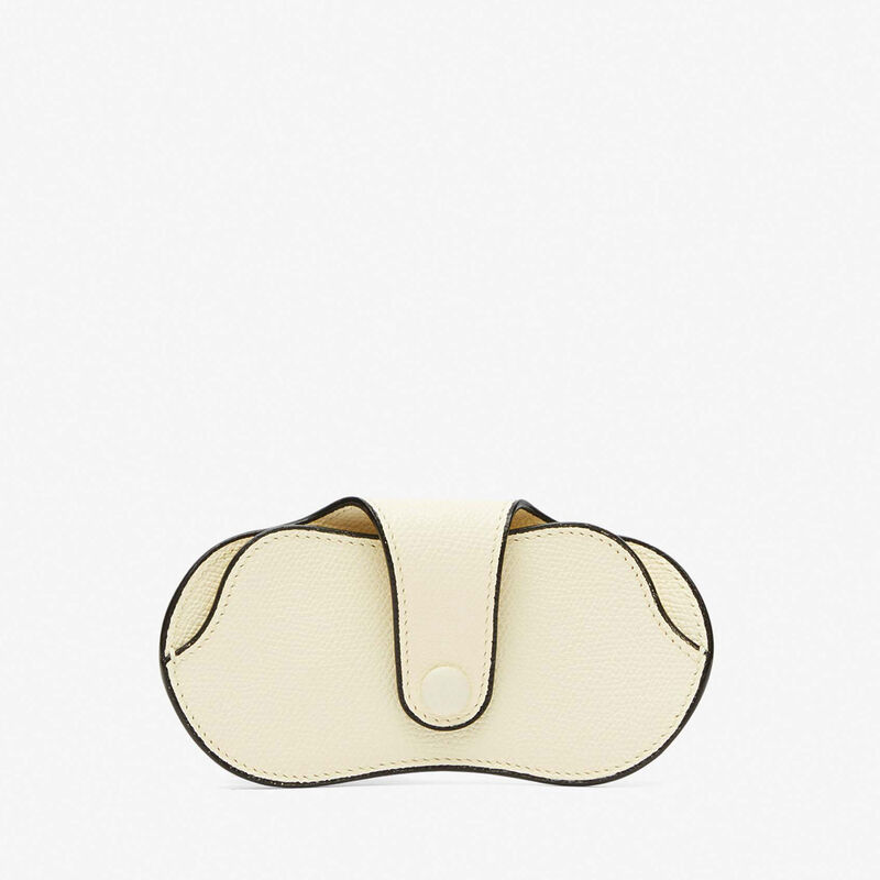 Glasses Case - Pergamena White - Millepunte calf leather - Valextra - 4