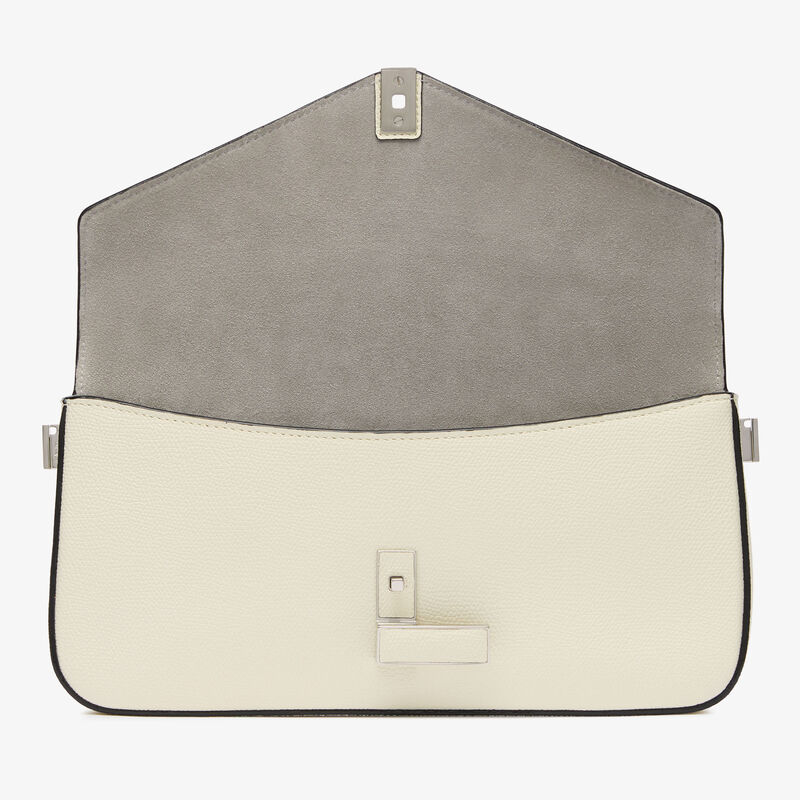 Iside Shoulder Bag - Pergamena White - Millepunte calf leather - Valextra - 7
