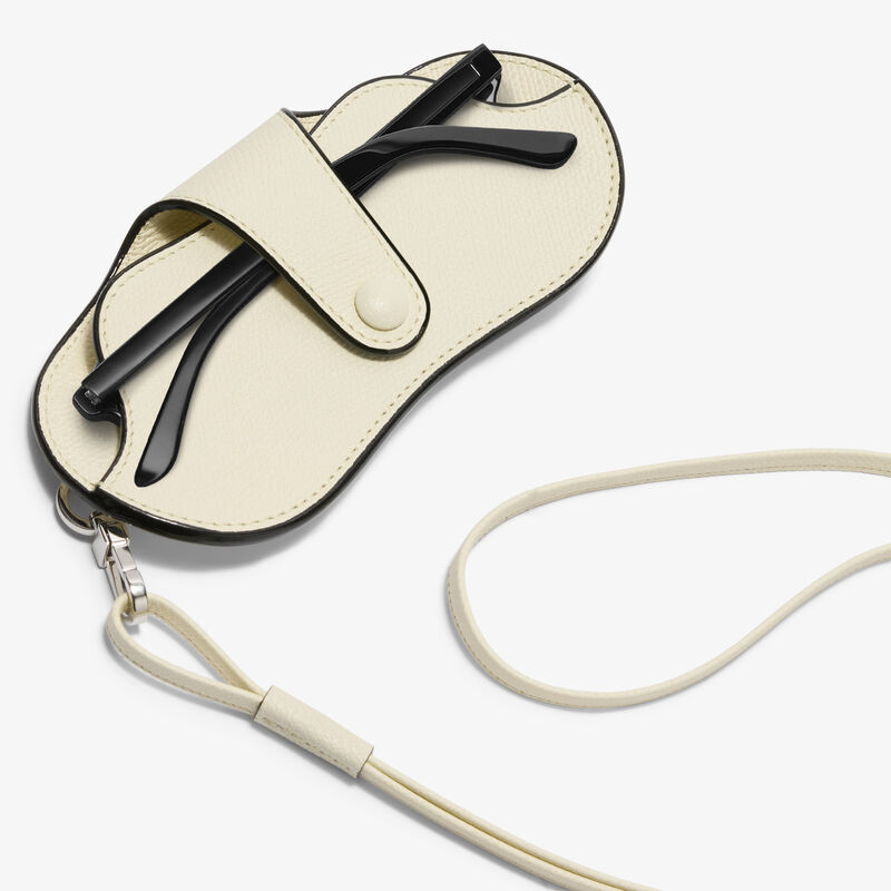 Winter Sports Glasses Case with Lanyard -  - Vitello VS-Stampa Milano Cortina - Valextra - 2