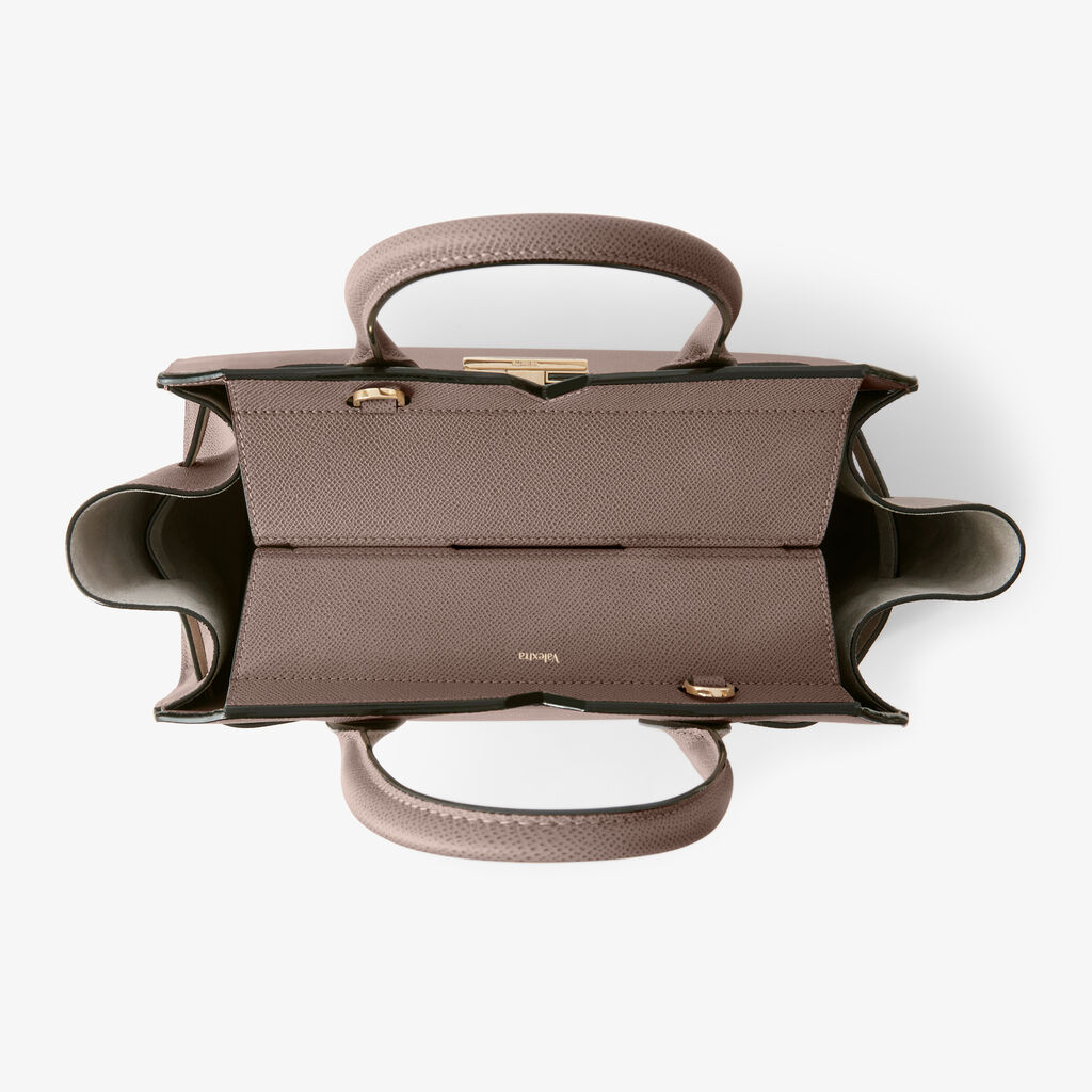 Milano Two Handles Medium Bag - - Millepunte Soft calf leather - Valextra - 8