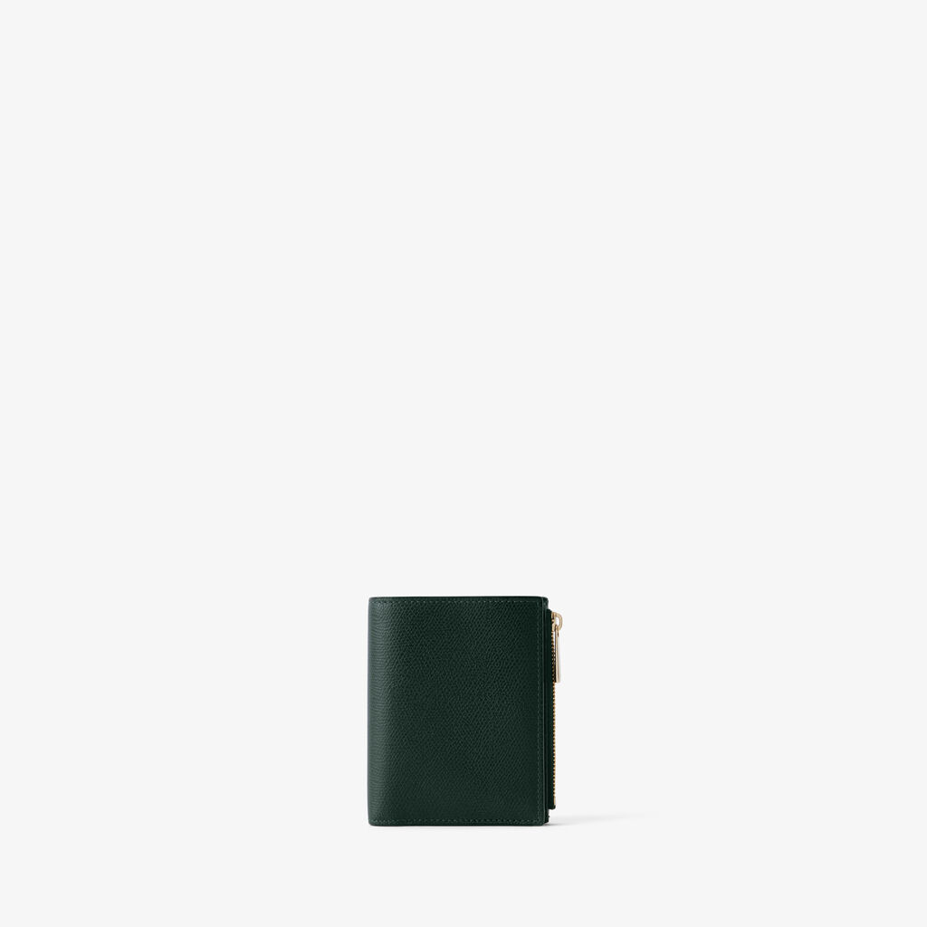 Purse with Coin Holder 6CC - Valextra Green - Vitello VS - Valextra - 1