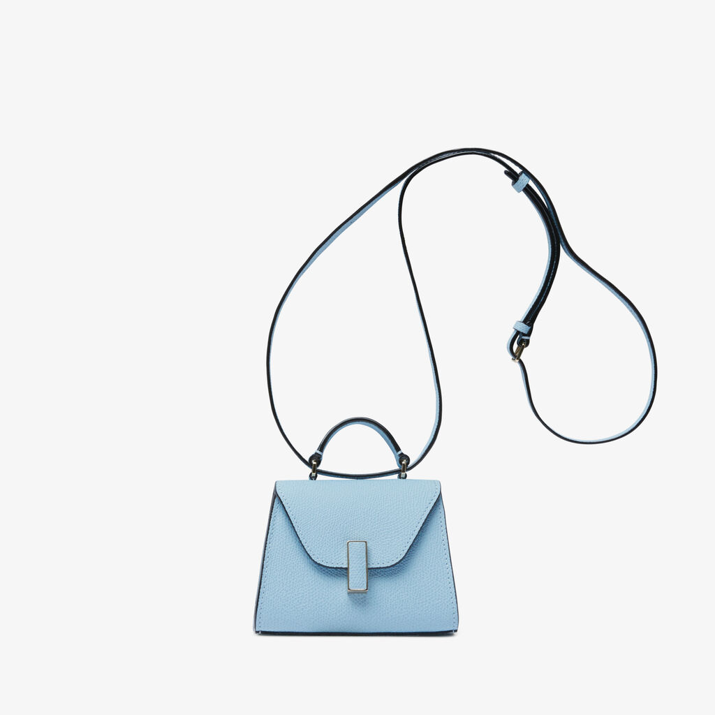 Iside Belt Bag - Cerulean Blue - Vitello VS - Valextra - 5