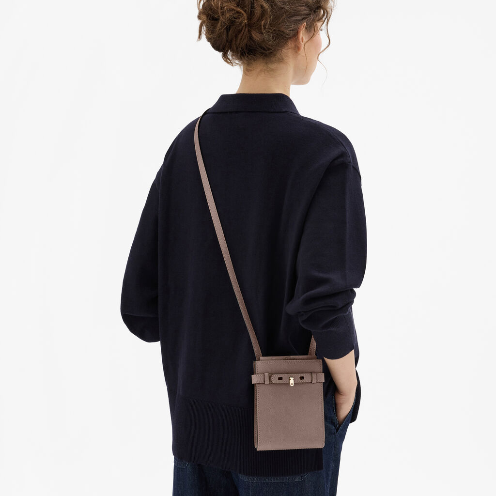 Borsa a Tracolla Brera B-Tracollina Slim Micro -  - Pelle di vitello Millepunte - Valextra - 2