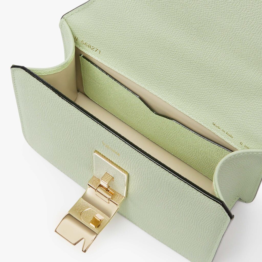 Nolo Crossbody Mini Bag - Mint Green - Vitello VS - Valextra - 4