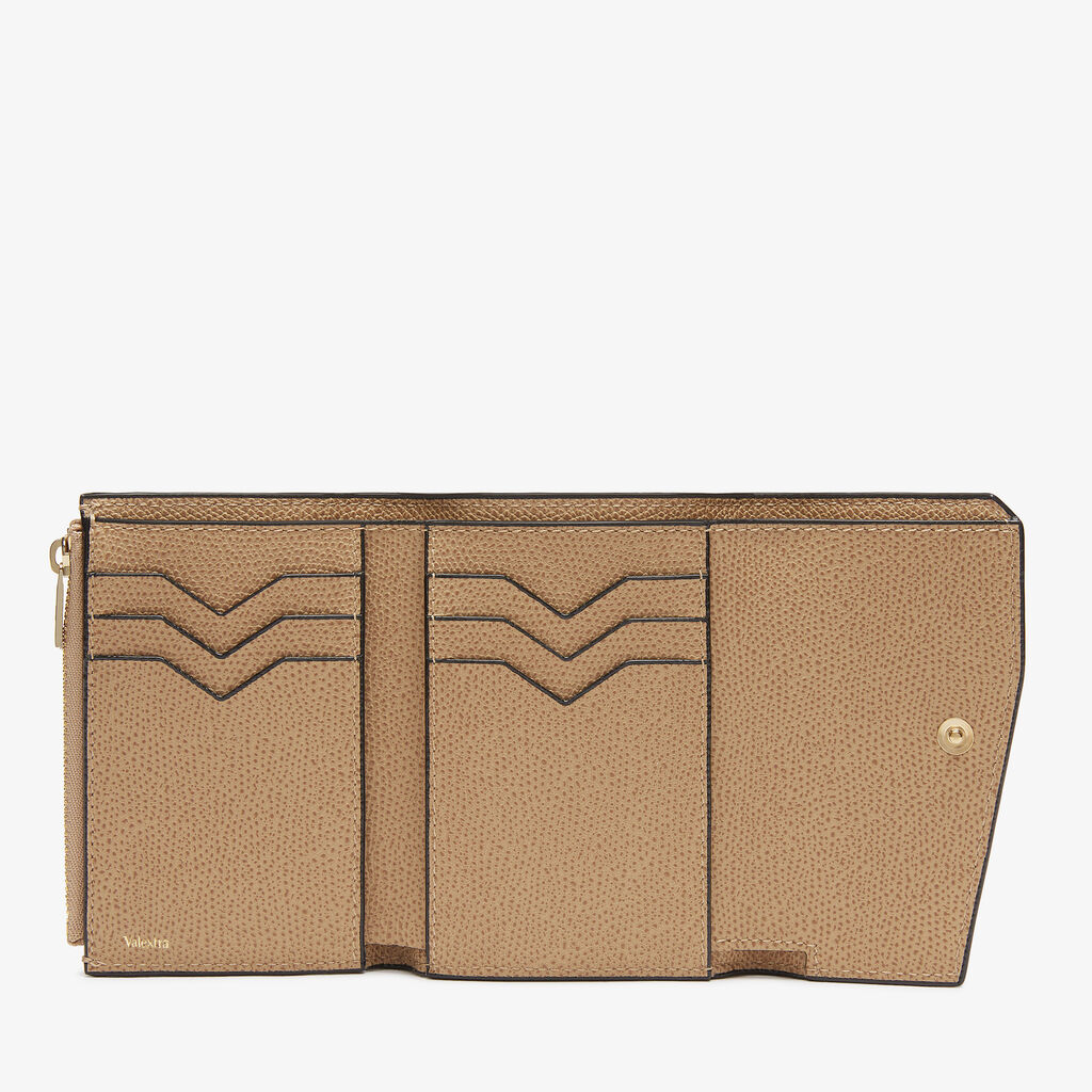 Pocket Purse 6CC - Cashmere Beige - Vitello VS - Valextra - 5
