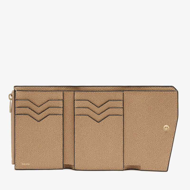 Pocket Purse 6CC - Cashmere Beige - Millepunte calf leather - Valextra - 5