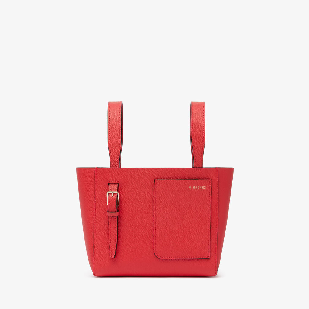 Soft Bucket micro bag - Tango Pink - Vitello VS - Valextra - 1