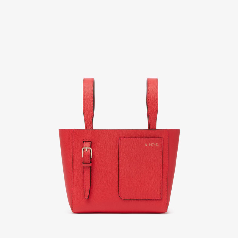 Soft Bucket micro bag - Tango Pink - Millepunte calf leather - Valextra - 1