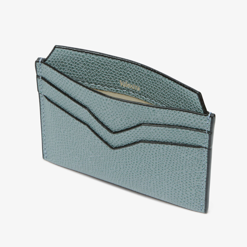 4CC Card Case - Smokey Blue - Vitello VS - Valextra - 2