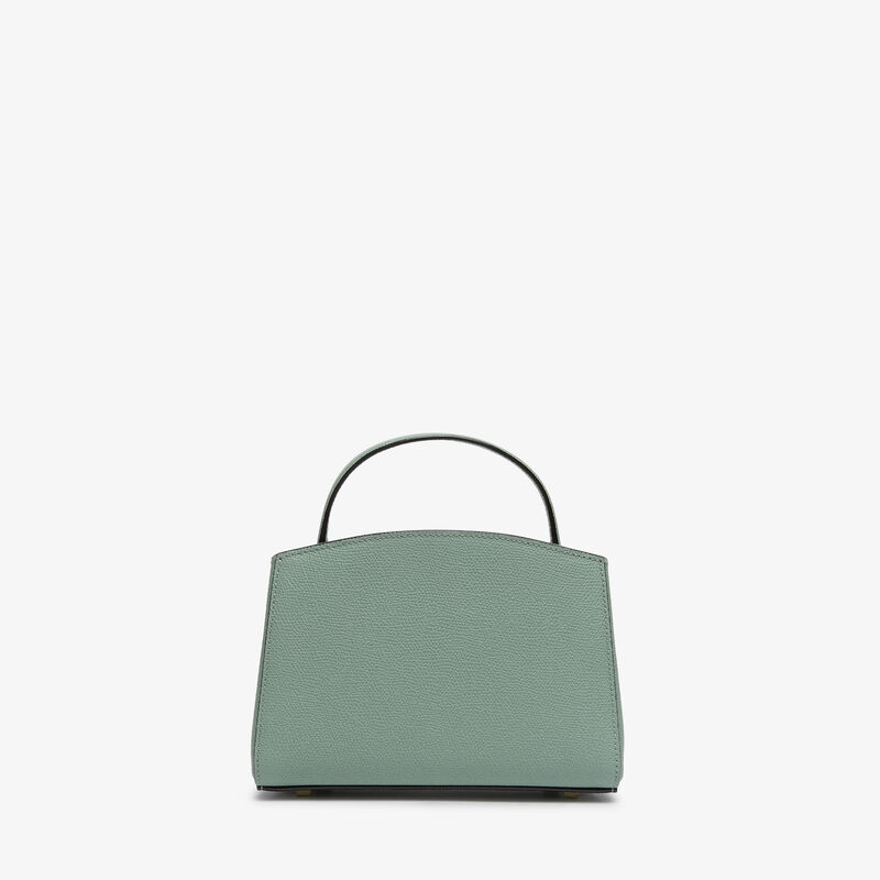 Brera Crossbody Micro Bag - Eucalyptus Green - Millepunte calf leather - Valextra - 6