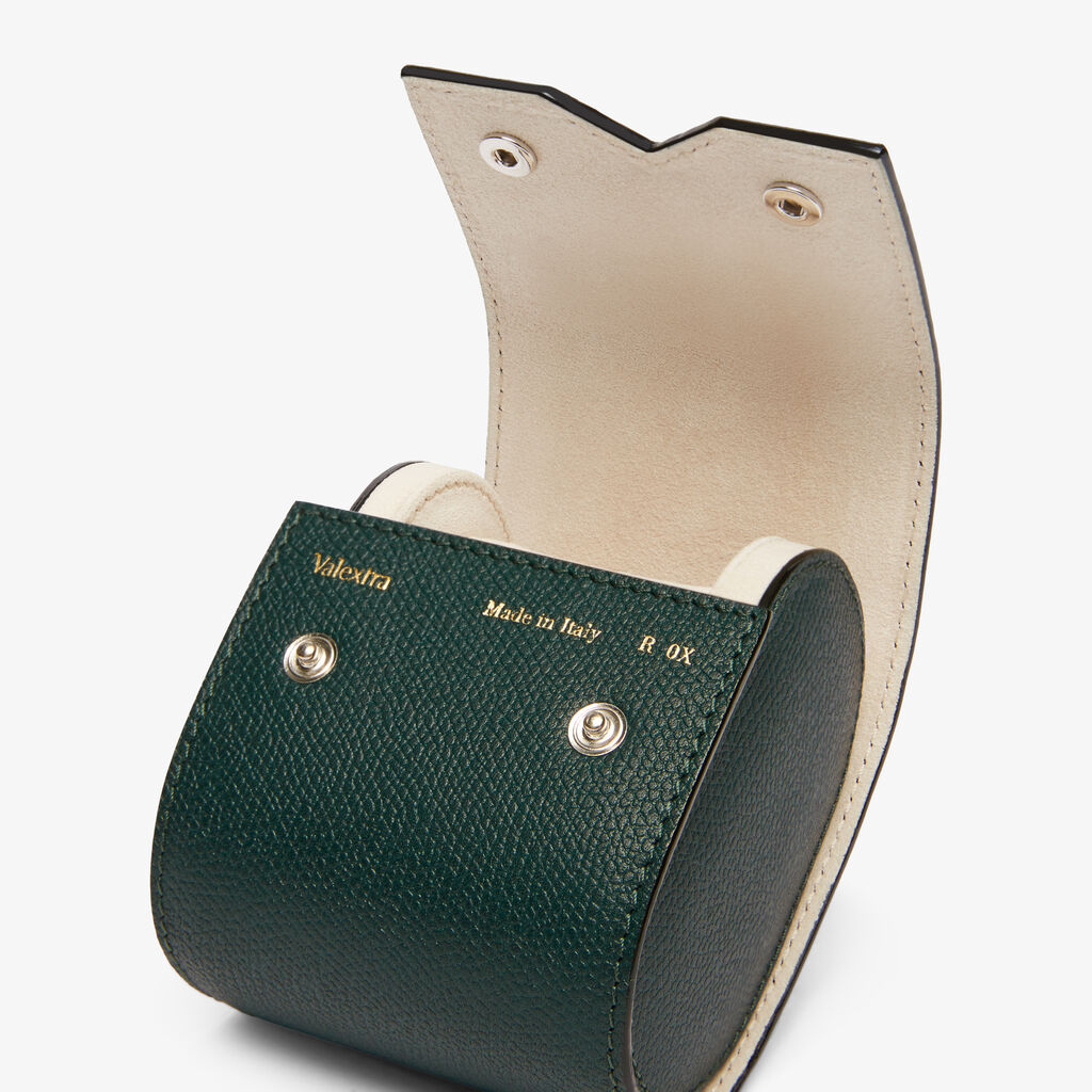 Single Watch Case - Valextra Green - Vitello VS - Valextra - 3