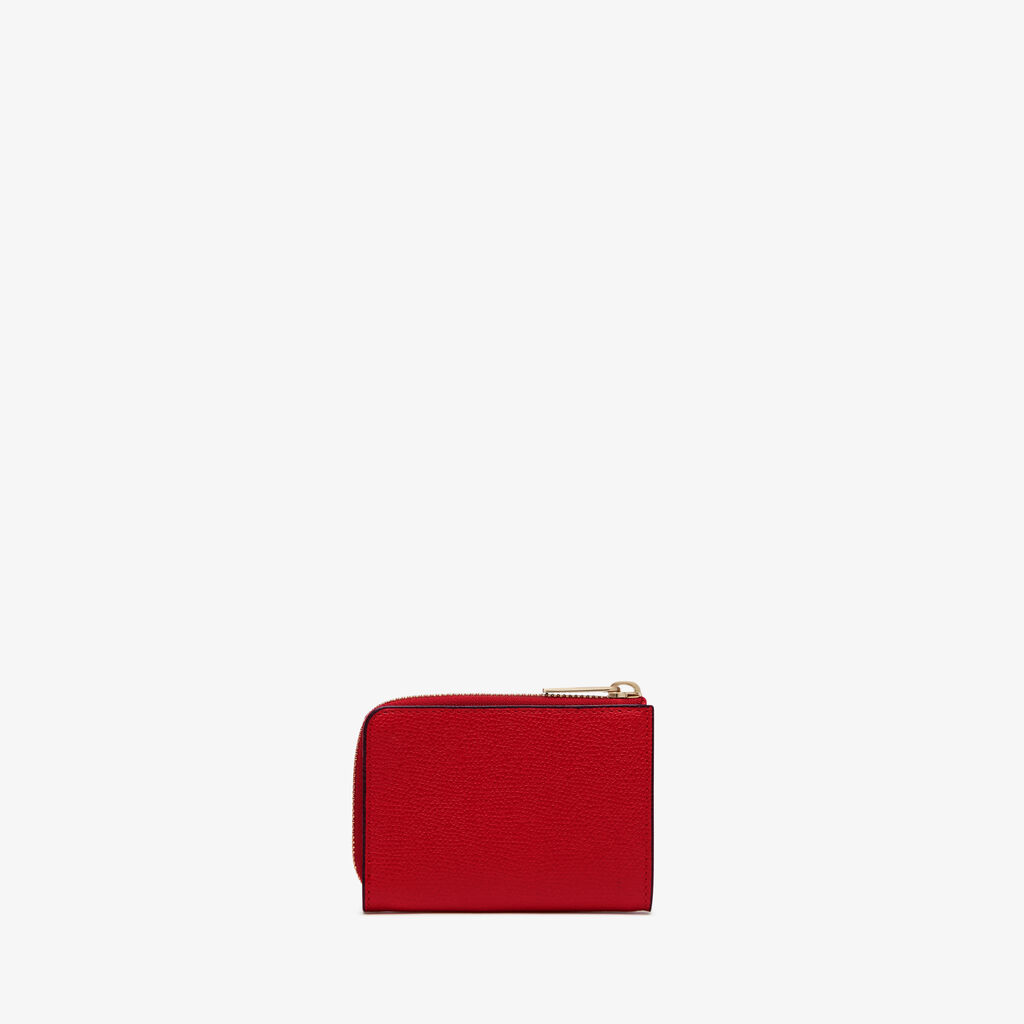 Porta Chiavi Zip Around - Rosso - Vitello VS - Valextra - 4