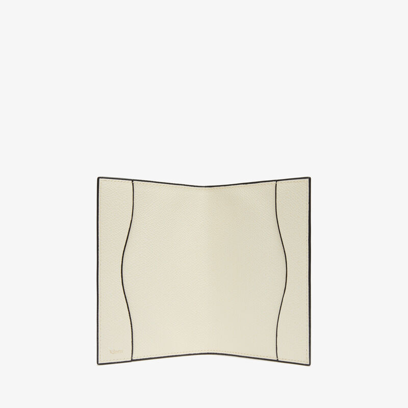 Passport Holder - Pergamena White - Millepunte calf leather - Valextra - 3