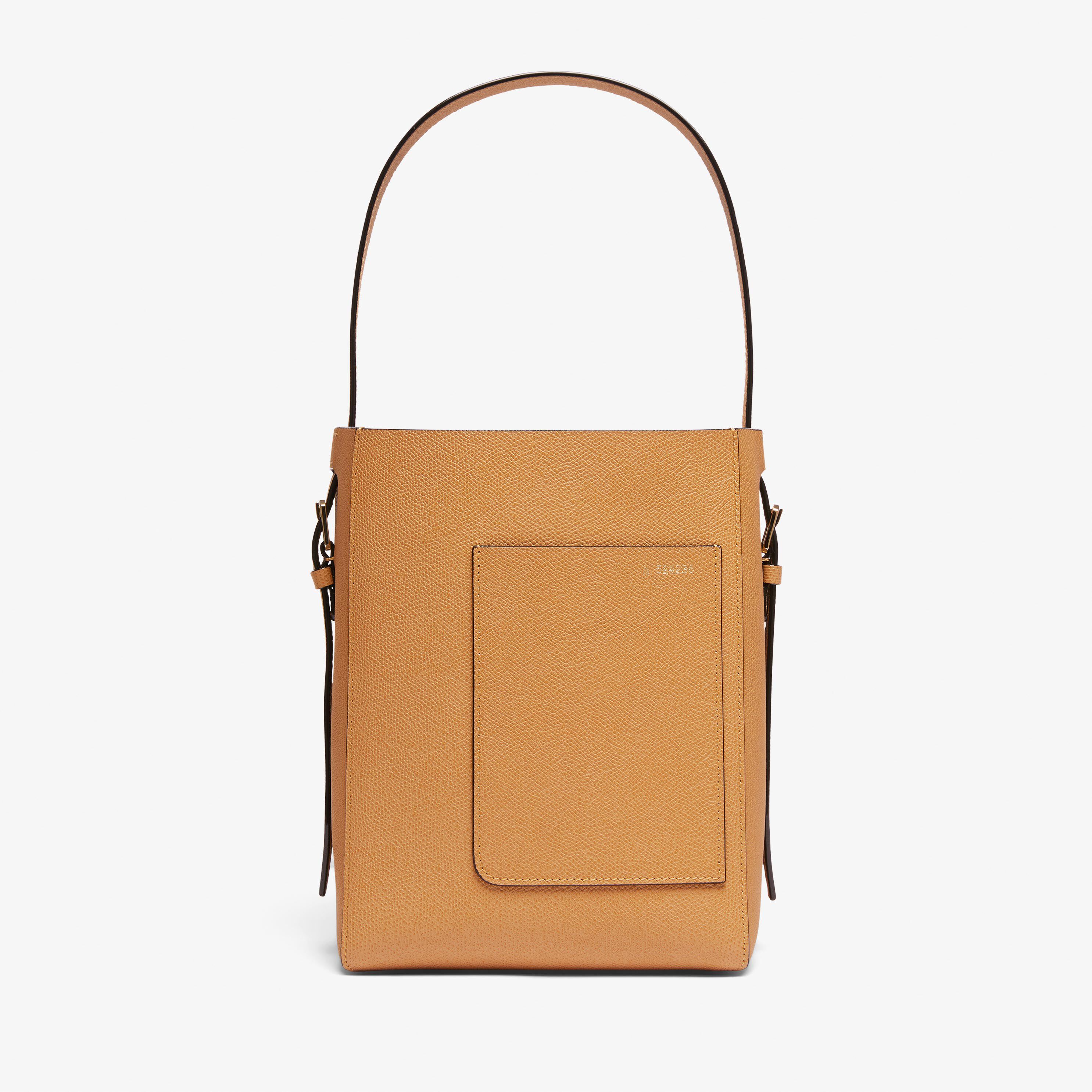 Calf mini bucket bag store