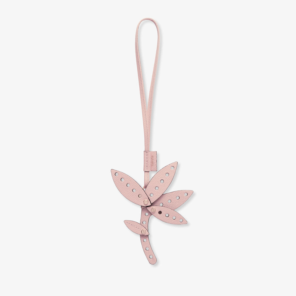 Engineering Beauty Flower Charm - Peony Pink - Vitello VS - Valextra - 1