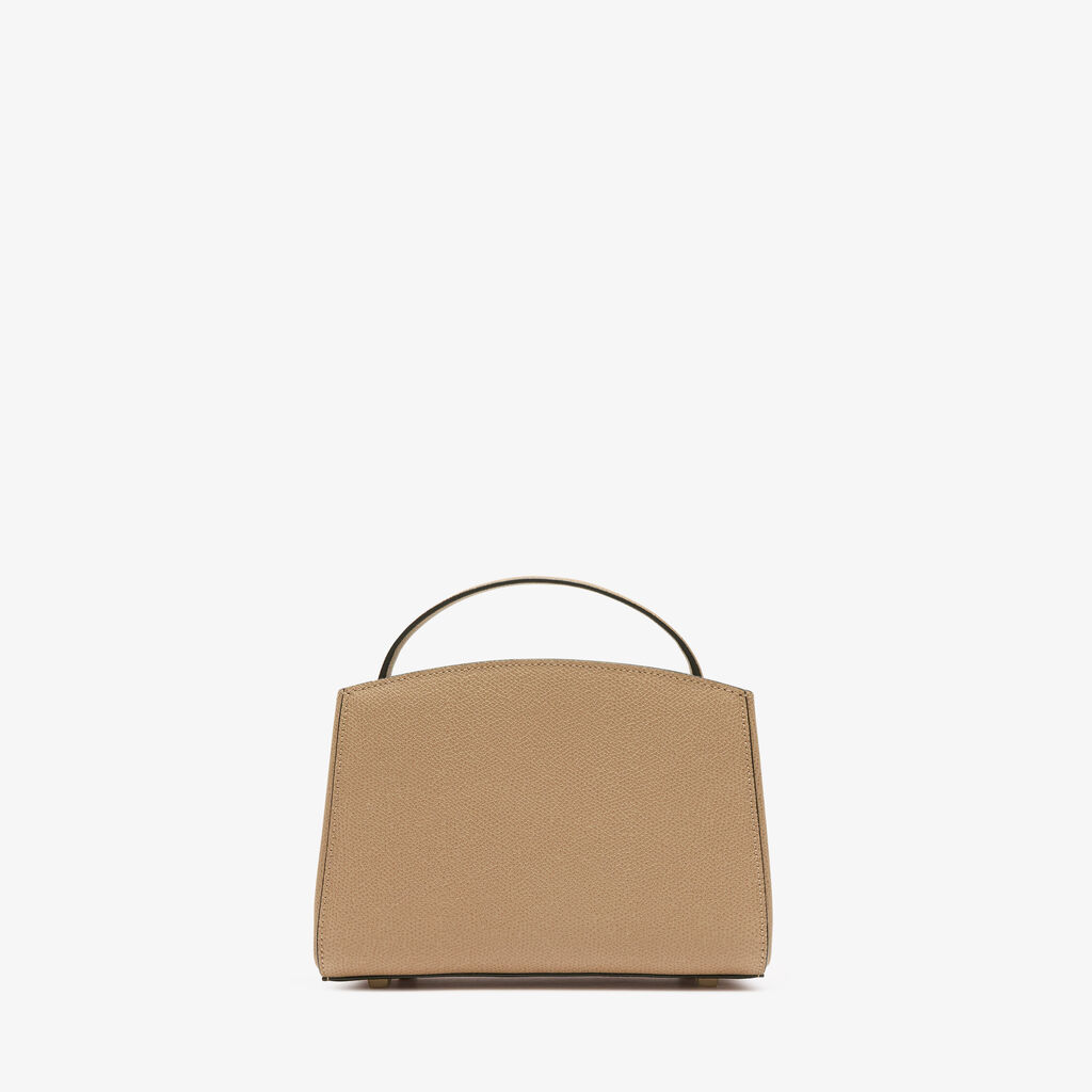 Brera Crossbody Micro Bag - Cashmere Beige - Vitello VS - Valextra - 5