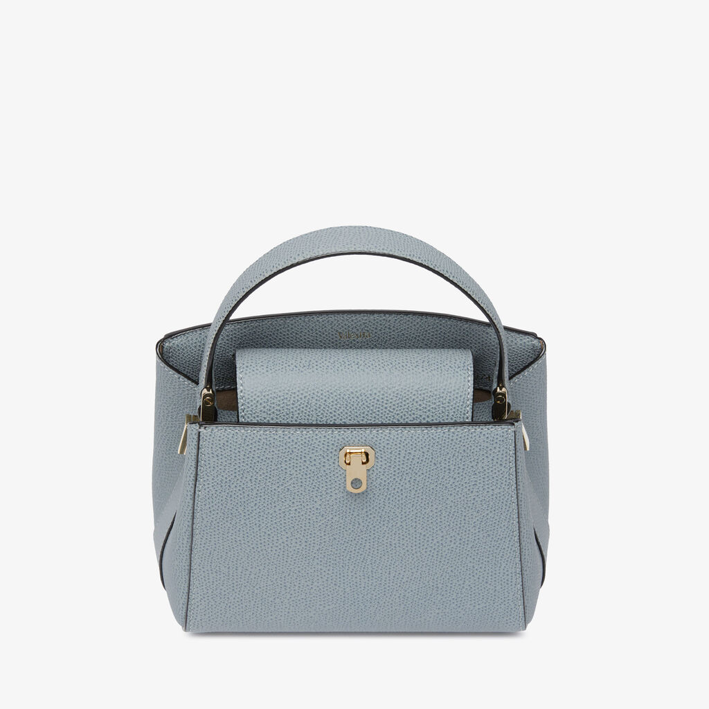 Brera crossbody micro bag - Niagara Blue - Vitello VS - Valextra - 6