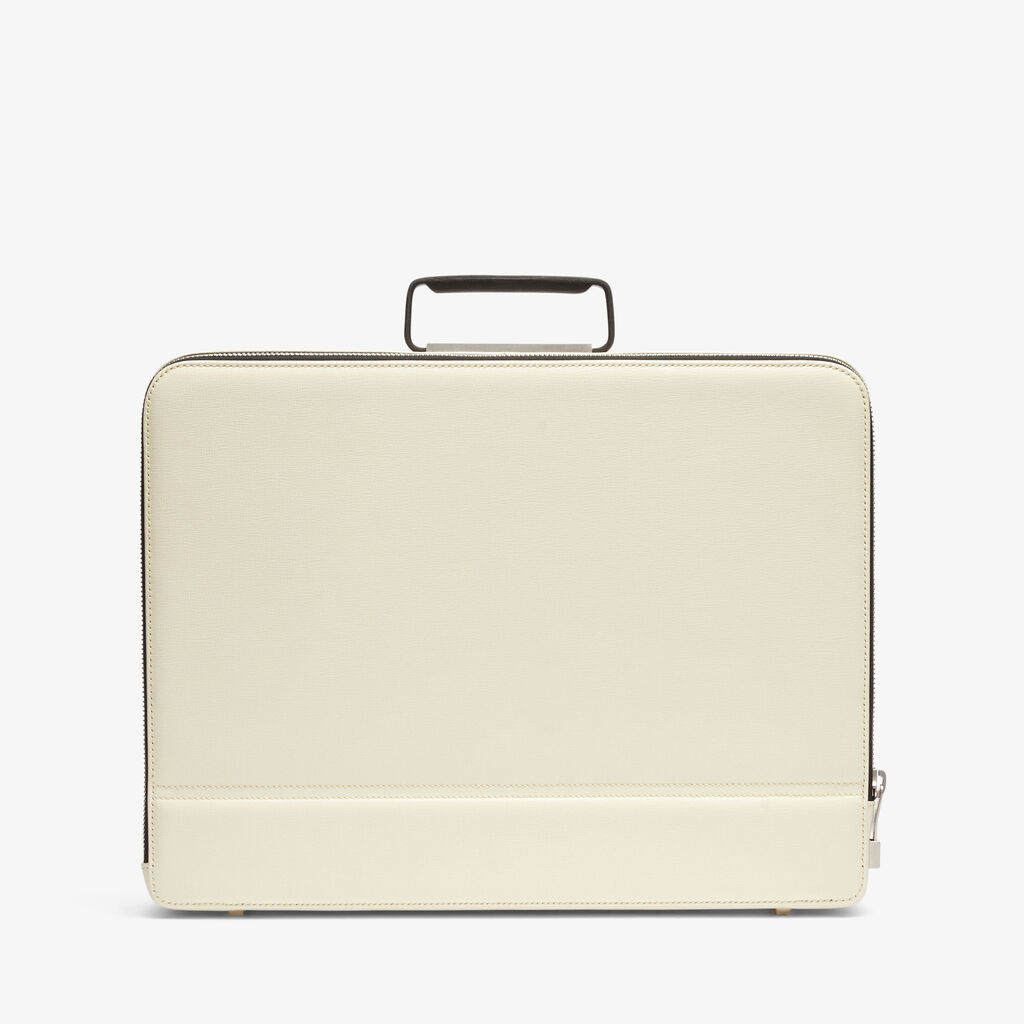 Premier Briefcase 24H - Pergamena White - Cuoio VL - Valextra - 1
