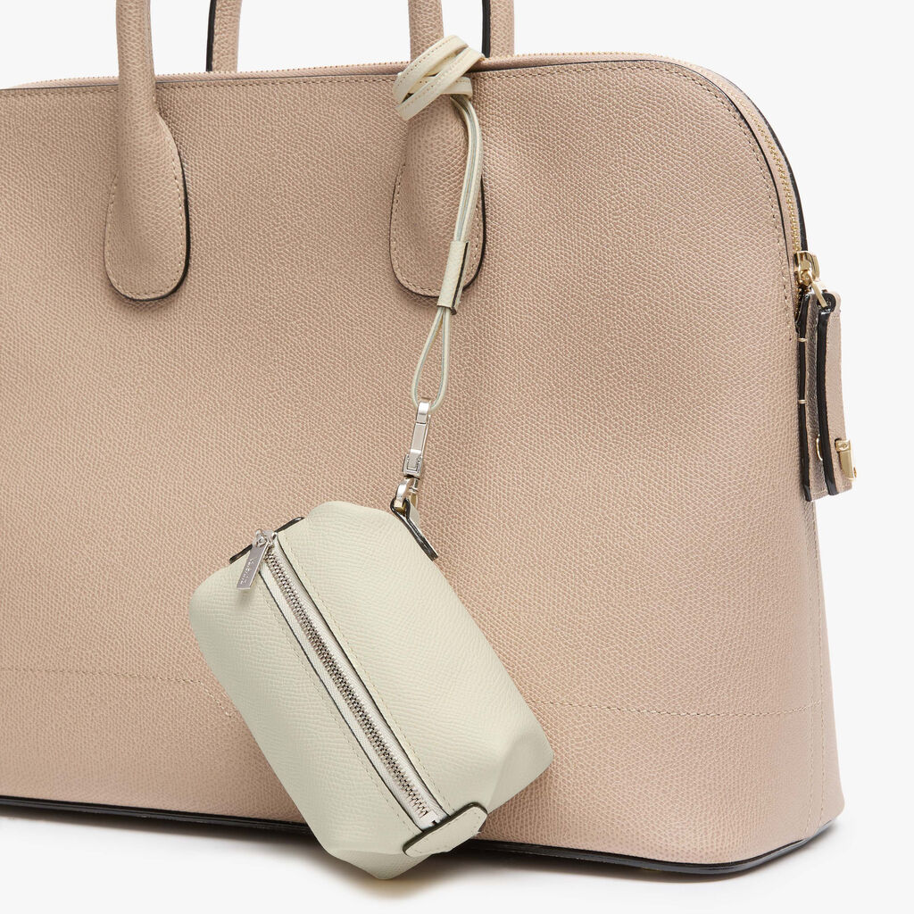 Beauty Keychain with zipper - - Vitello Millepunte Soft - Valextra - 2