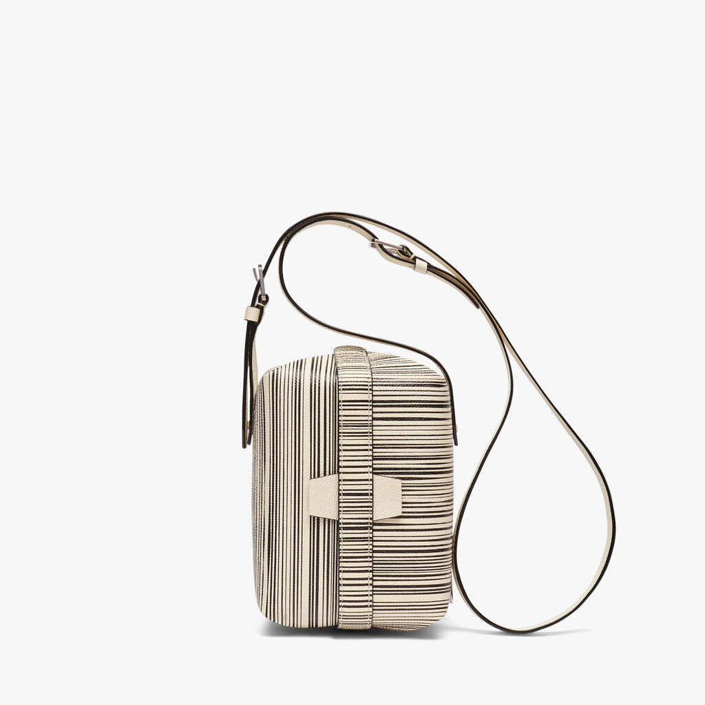 Tric Trac Sketch bag - Pergamena White/Black - Millepunte calf leather - Valextra - 1