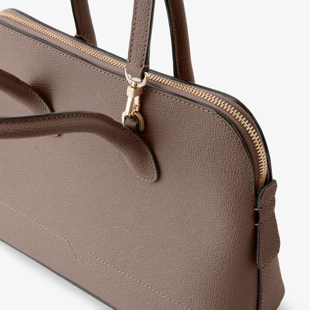 MyLogo Bowling Mini Bag - - Millepunte calf leather - Valextra - 5