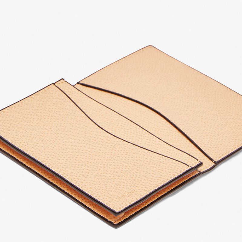 Card Case Onda - Powder Pink - Millepunte calf leather - Valextra - 3