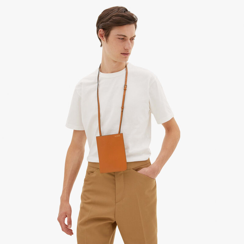 Crossbody Soft - Havana Brown - Millepunte calf leather - Valextra - 2