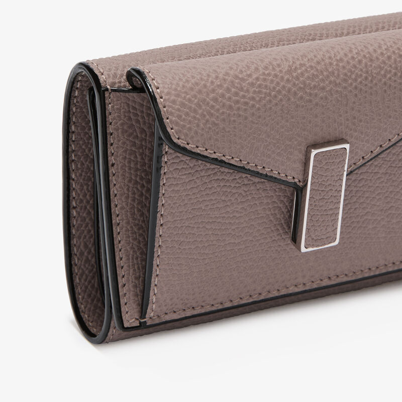 Iside Compact Wallet With Coin Holder -  - Vitello VS - Valextra - 2